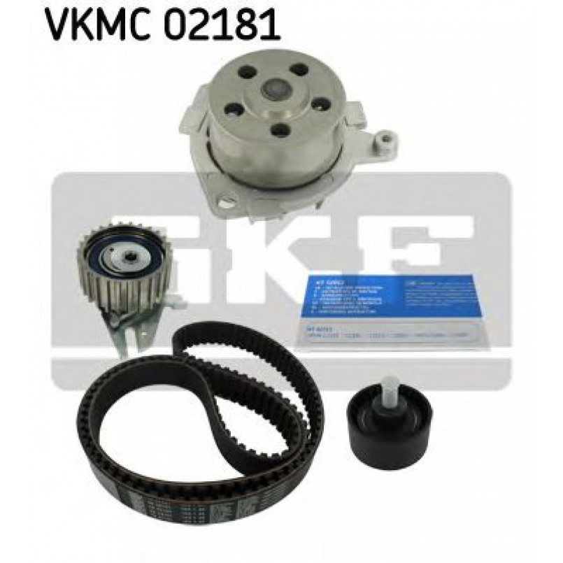 VKMC 02181 SKF - Насос охолоджуючої рідини + комплект зубчатого ремня